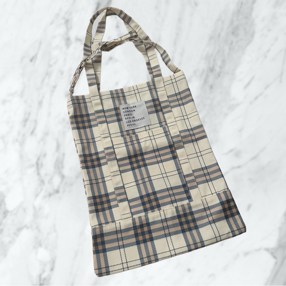 Plaid Tote Bag